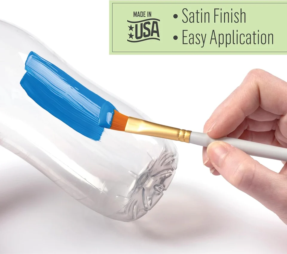 FolkArt Paint for Plastic · 9-Color Brush Kit — formula and project detail