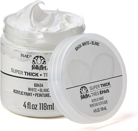 FolkArt Super Thick · White — product view
