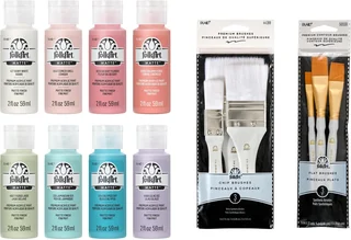 FolkArt Mindful Matte Kit · Peaceful Colors — product view