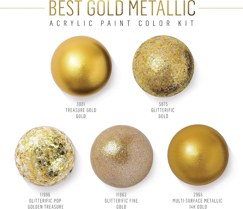 FolkArt Best of Golds Paint Set · 5 Formulas — formula and project detail
