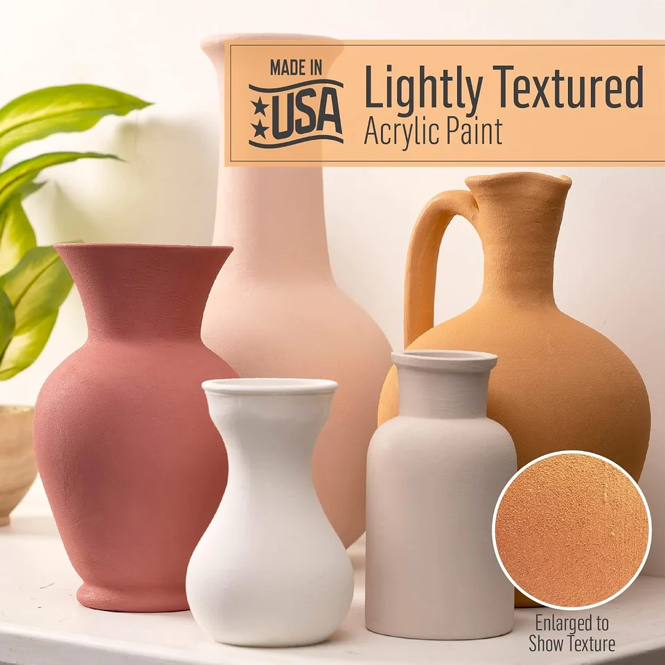FolkArt Terra Cotta Textured Paint Set — formula and project detail